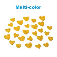 Foam Stickers 1Pack 150Pc EVA Adhesive Glitters Foam Shape Sticker Golden Heart