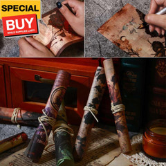 80 Sheets Gothic Scrapbook Paper for Scrapbook Kit, Vintage Ephemera for Junk Jo