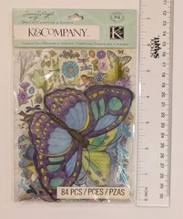 Susan Winget Botanical Die-Cut Cardstock & Acetate By K&Company RARE