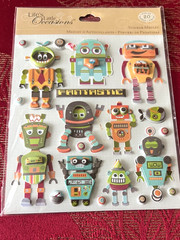 AWESOME ROBOTS LAST 1 3D STICKERS K & COMPANY – FREE SHIPPING