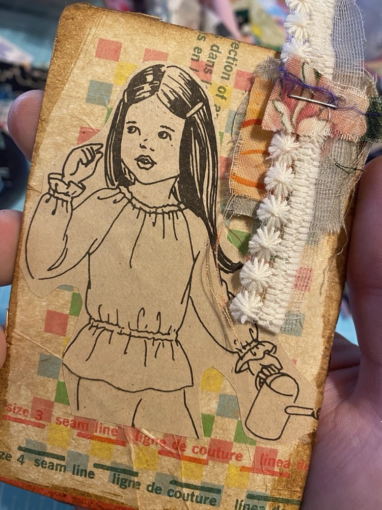 Nature VintageUnique Handmade Ephemera, Scrapbook,Junk Journal,tag,embellishment