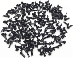 100 Pcs Mini Brads Fasteners Metal Plated round Paper Fasteners Brass Pastel for