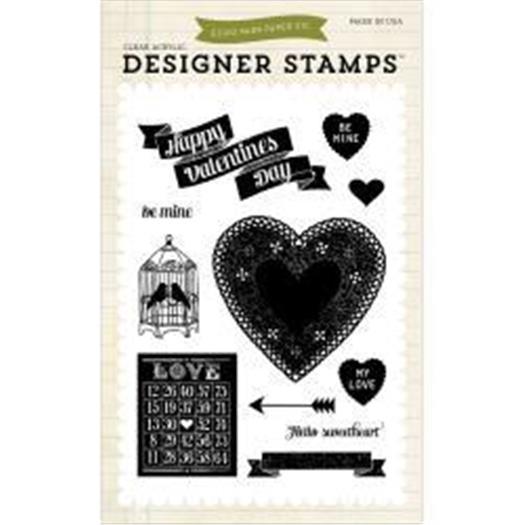 Echo Park Designer Stamps HELLO SWEETHEART Steel Dies Scrapbooking