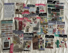 Large Lot Travel Vacation Landmarks Passport Jolee’s Scrapbook Embellishments