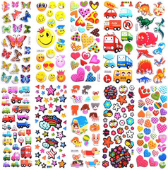 Stickers for Kids 1000+, 3D Puffy Stickers for Kids Toddlers 40 Different