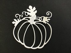 Pumpkin Die Cut Embellishments 8pcs 2-1/2 x 2-1/4” Choose Color Scrapbook Cards