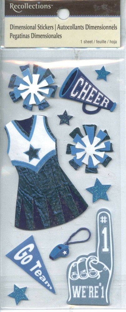 CHEER CHEERLEADING Cheerleader Pom poms Uniform Locker Team School Spirit PICK