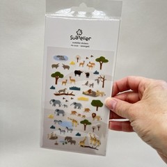Serengeti Safari Stickers Travel Journal Scrapbooking Collage Cards