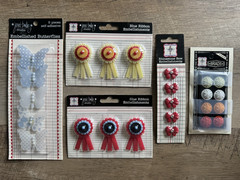 HUGE LOT of Jenni Bowlin Scrapbook Paper & Embellishments
