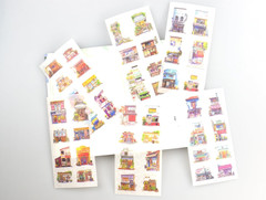 (Pack of 2) Japanese Style Washi Stickers for Scrapbooking – Cute Grocery Store