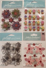 Lot Of 11 JOLEE’S BOUTIQUE Dimensional Scrapbooking Stickers FLOWERS FLORAL
