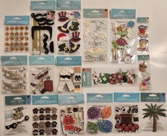 JOLEE’S BOUTIQUE Lot of 17 Dimensional Scrapbooking Stickers ASSORTED MIX