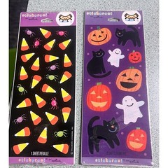 Lot Of 12 New Fall Halloween Themed scrapbooking stickers Creative Memories