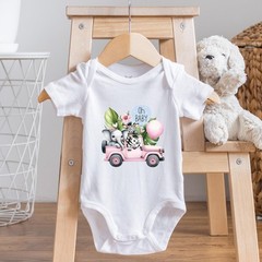 Falueqg DTF Transfers 30Pcs Pink Forest Animal Baby Shower Iron-On Ready To Pres