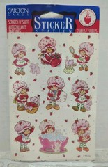 Vintage Strawberry Shortcake Scented Scratch-N-Sniff Sticker Sheets Still Sealed