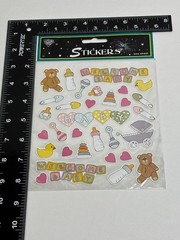 Nicole Quality Value Stickers Baby Theme One Sheet