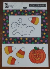 O’Scrap! Mini Frames, Doodle Headers and Tags, Halloween themed, Jack-O-Lanterns