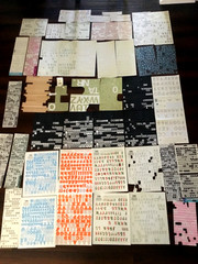 Lot of Alphabet Letter Number Scrapbooking Sticker Sheets -Some letters missing