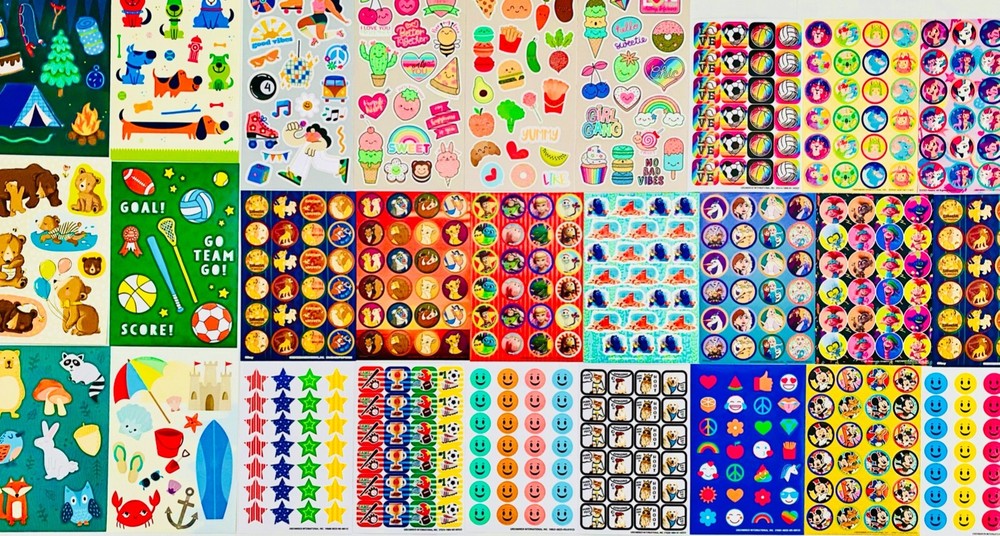 15 New Full STICKER Sheets | Back 2 School Bundle | Kids Teachers TEENS Girl Boy