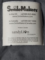 Smile Makers Sticker Set 2.5″ X 2.5″ Sticker Spongebob Squarepants Set Of 5