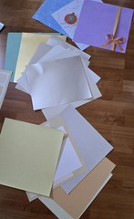 Scrapbook Paper Cardstock Craft Paper Lot Mixed Patterns Colors Junk Journal
