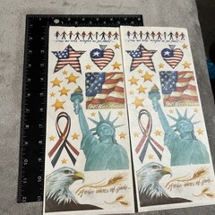 Patriotic 4th Of July Stickers & Wood Words Foil Letters Washi Cardstock Glitter