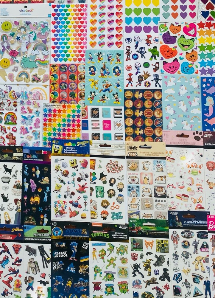 Random Lot Stickers Planner Craft Scrapbook Variety Themes All Themes | 979pcs