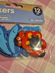 Tiny Crafts Felt Stickers Sea Creatures Ocean Life 12 Pc