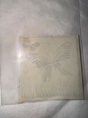 Vintage 1993 Rainbow Holographic Butterfly Sticker By Illusion Stickers Designs