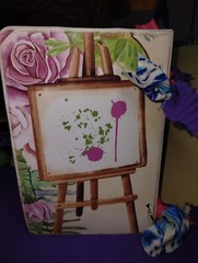 Artist Junk Journal Scrapbook USA Seller .