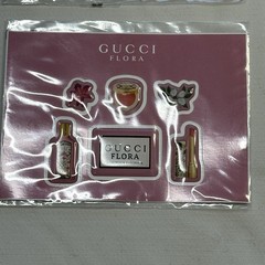 New Gucci Flora Stickers 4-Pack Limited Edition Flowers Bottle