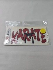 Scrappin’ Sports & More rub-ons ~KARATE Red Title Adhesive Dry Transfer 5″