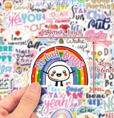 10pcs Motivational Quote Stickers- Scrapbook, Journal, DIY Crafts & Card