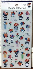 GAIA Kawaii Flower Vase PET Sticker Selection Bouquet Gift 2025 MADE IN JAPAN