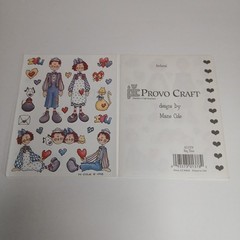 Provo Craft Scrapbook Stickers Rag Time Bee /My Honey Lot Of 4 Single Sheets VTG