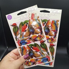 Michael & Company Stickers Birds Parrot Tropical beach jungle safari scrapbook