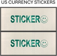 $2 Two Dollar 1875 National Bank Note (US CURRENCY STICKERS)