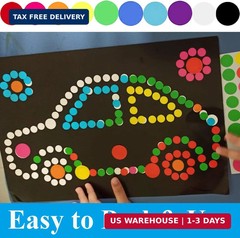 700 PCS Dot Stickers 3/4 Inch Color Coding Labels Round Colored Dot Stickers, 10