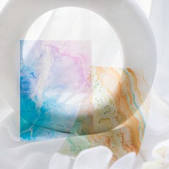 Flowers Marble Background Stickers Journal Planner Scrapbook Crafts Wall Collage