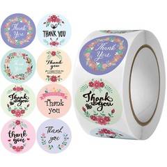 Thank You Stickers – Self Adhesive 500 Label Roll – One Stop Shop