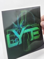 VTG Polaroid 3-D 90’s Holograms Sticker- THE LYTE – Large 4.75″ Advertising