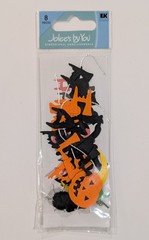 Jolee’s Spooky Decor Happy Halloween Banners Mini Scrapbooking Embellishments