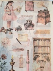 30 Pages Detailed Stickers 20 Ephemera PapersNew Reading Time