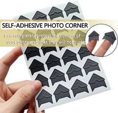12 Sheets 288 Count Self-Adhesive Photo Corners Stickers