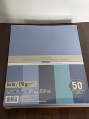 LOT of 5 Michaels Recollections Card Stock 50 Pc Packs 65 Lb Assorted Colors NIP