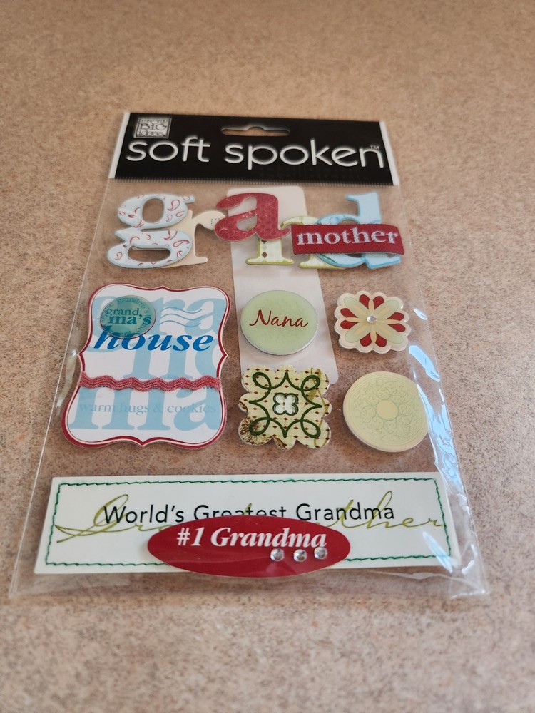 Me & My Big Ideas/Soft Spoken~Grandmother~Embellishments