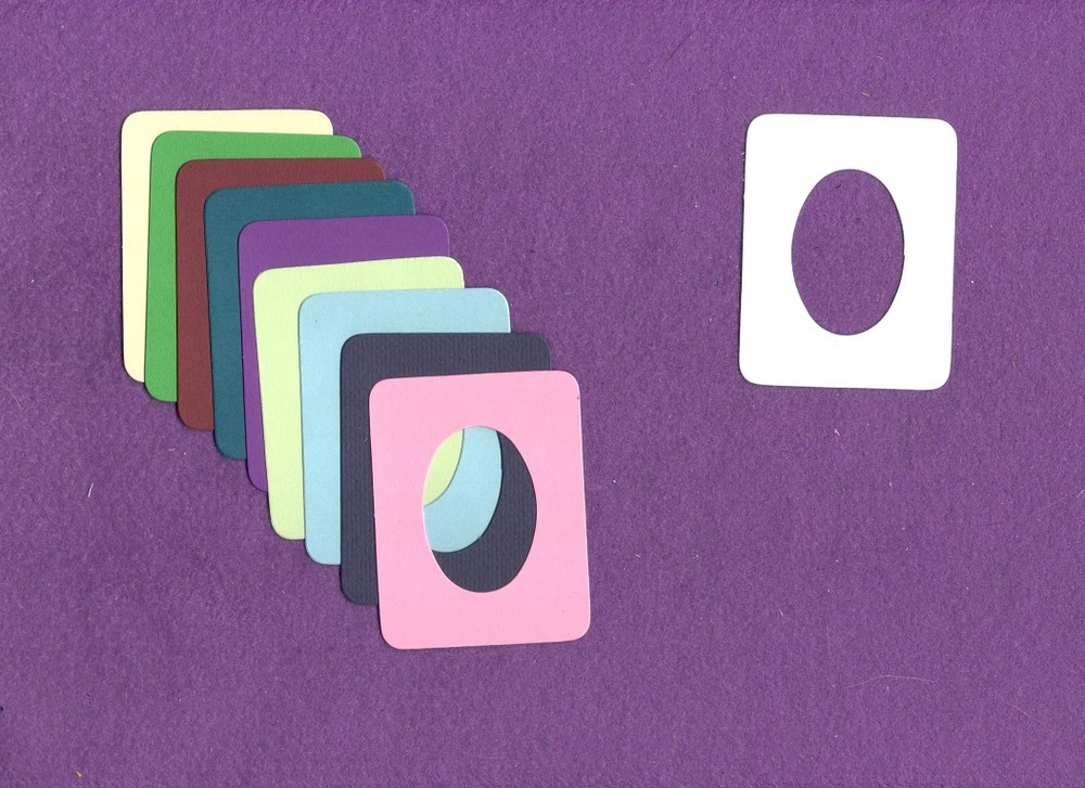 PICTURE FRAME OVAL small die cuts