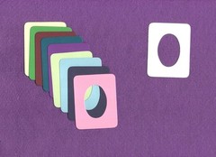 PICTURE FRAME OVAL small die cuts
