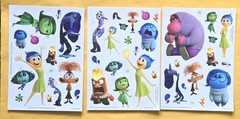 Disney Pixar INSIDE OUT 2 Sticker Sheet Lot Of 3