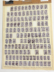 Vintage Scrapbook Alphabet LOT – 9 Sets of Square Shaped Letters/Numbers